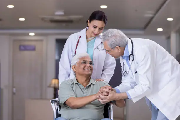 Cardiologist speaking with patient